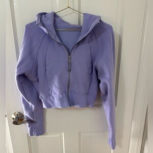 Lululemon cropped full zip scuba